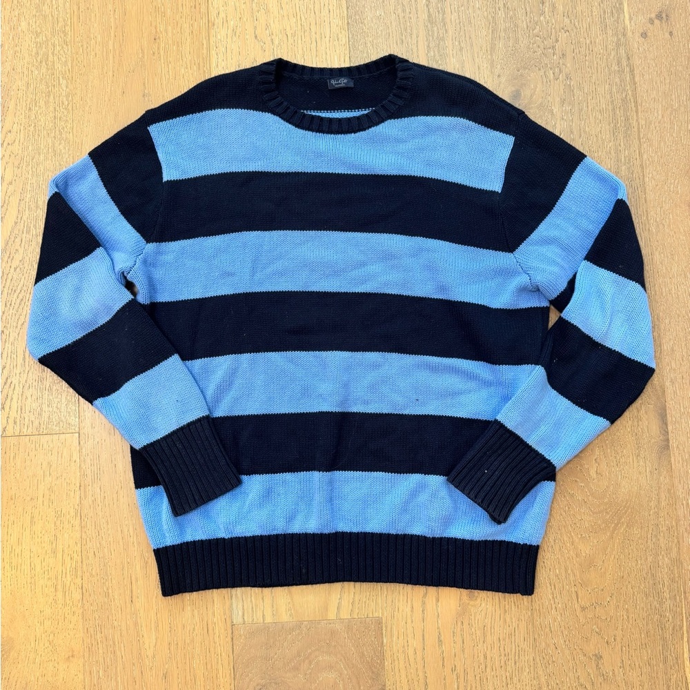 Brandy Striped Blue and Black Sweater